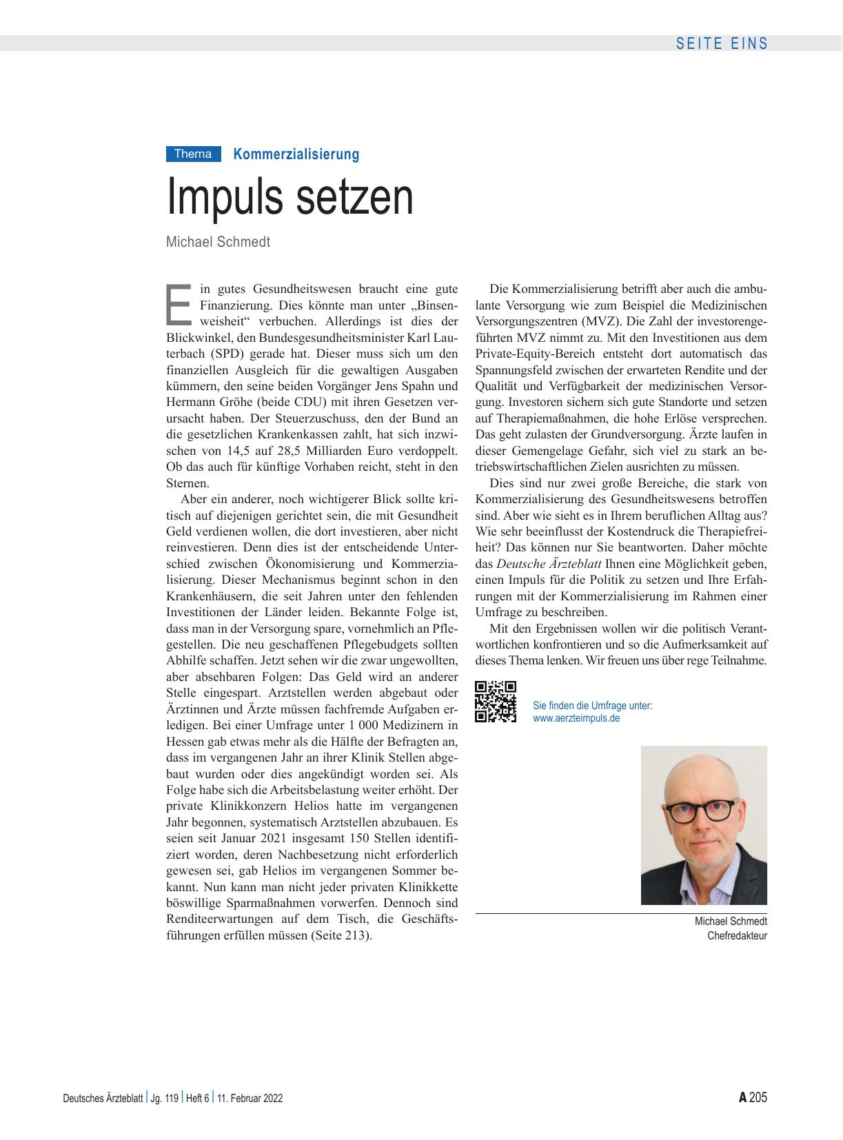 Vorschauseite 1: Kommerzialisierung: Impuls setzen