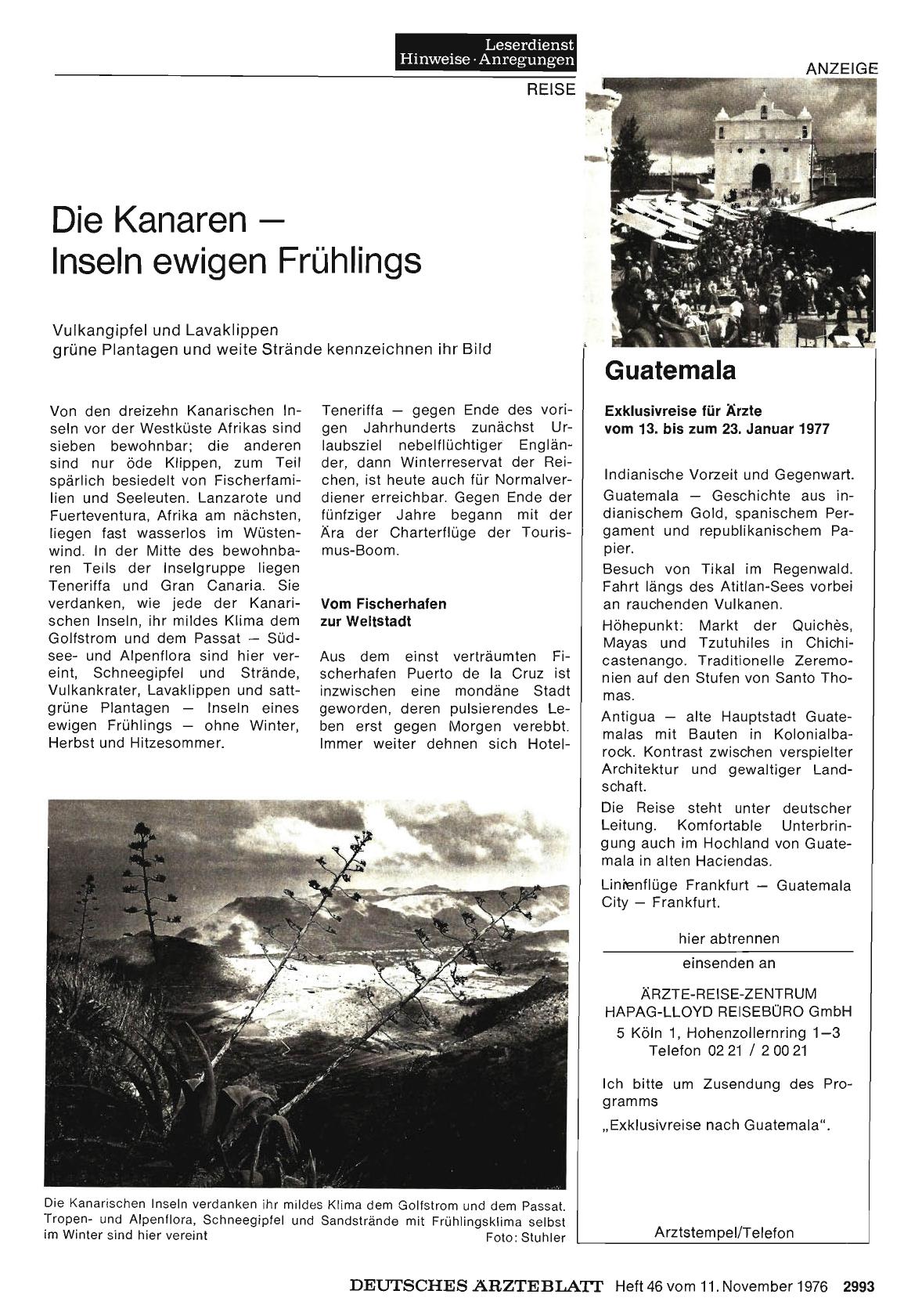 Vorschauseite 1: Die Kanaren - Inseln ewigen Frühlings: Vulkangipfel und Lavaklippen grüne Plantagen und weite Strände kennzeichnen ihr Bild