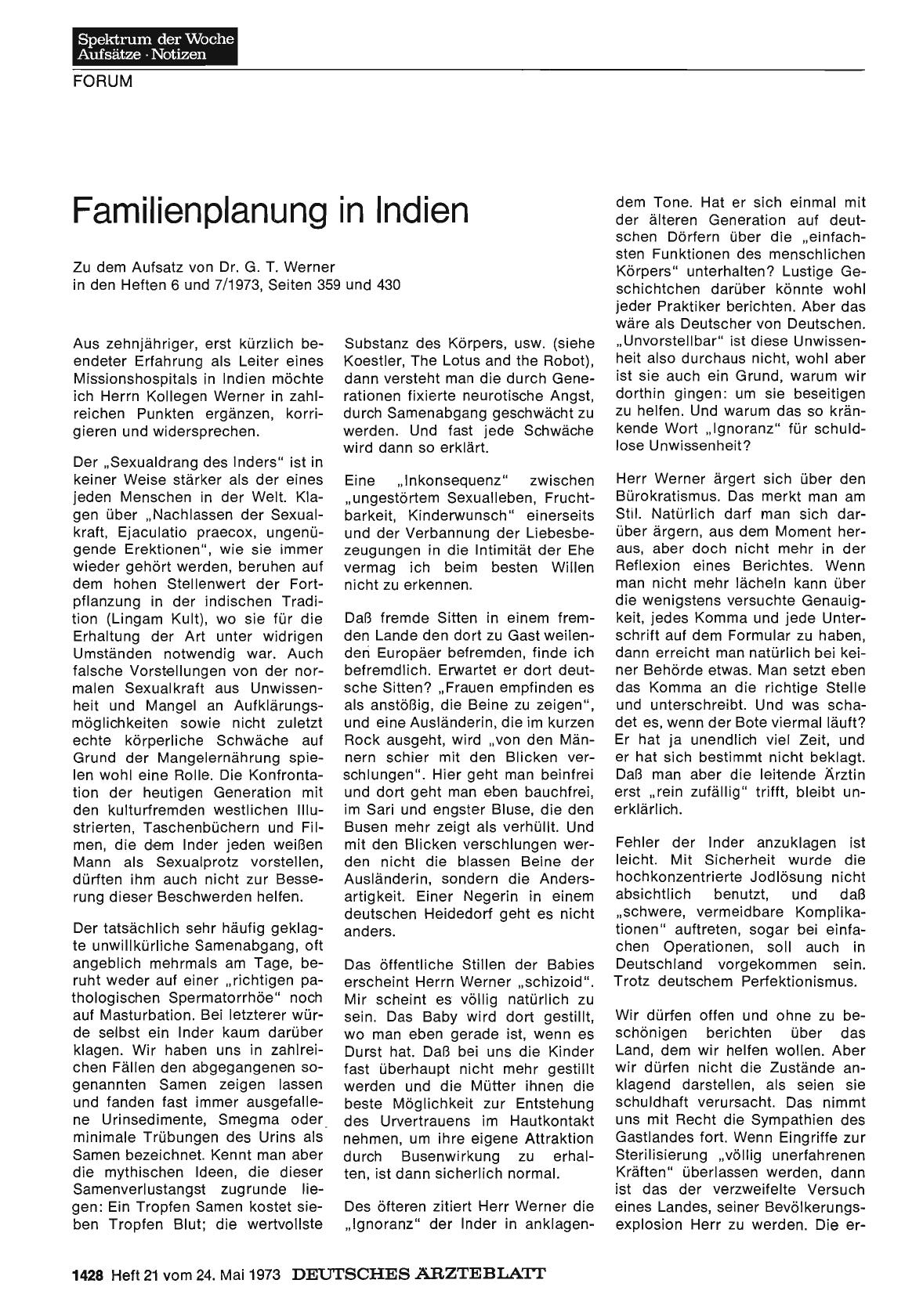 Vorschauseite 1: Familienplanung in Indien