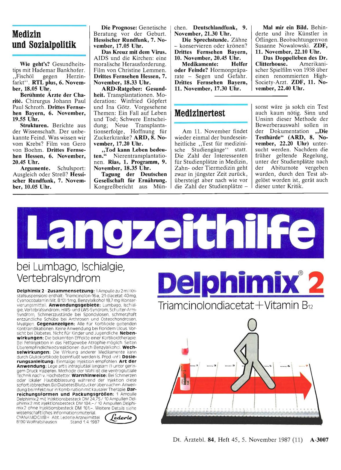 Vorschauseite 1: Medizin und Sozialpolitik
