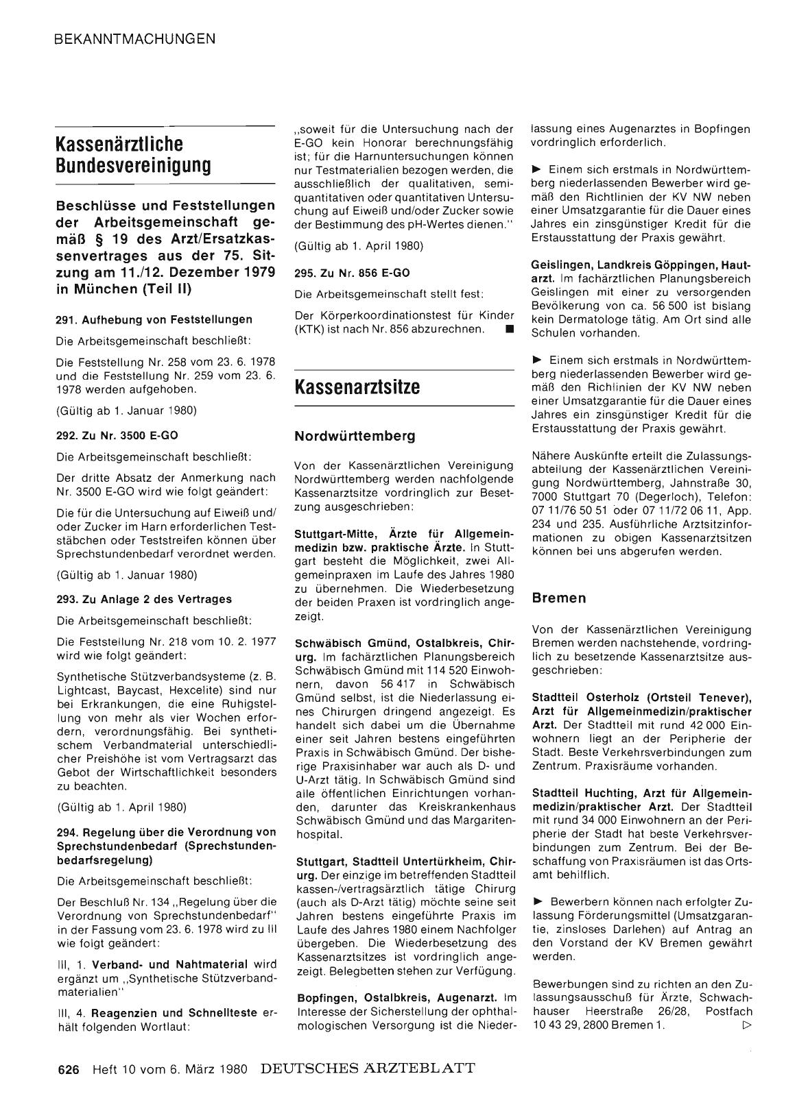 Vorschauseite 1: Kassenärztliche Bundesvereinigung