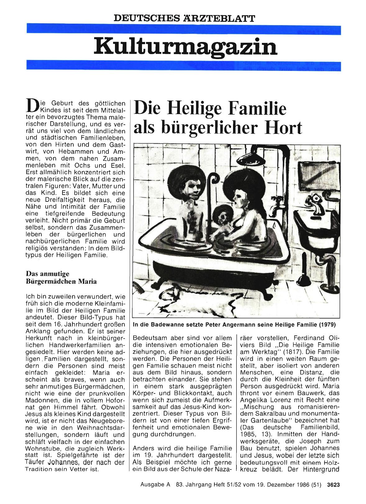 Vorschauseite 1: Die Heilige Familie als bürgerlicher Hort