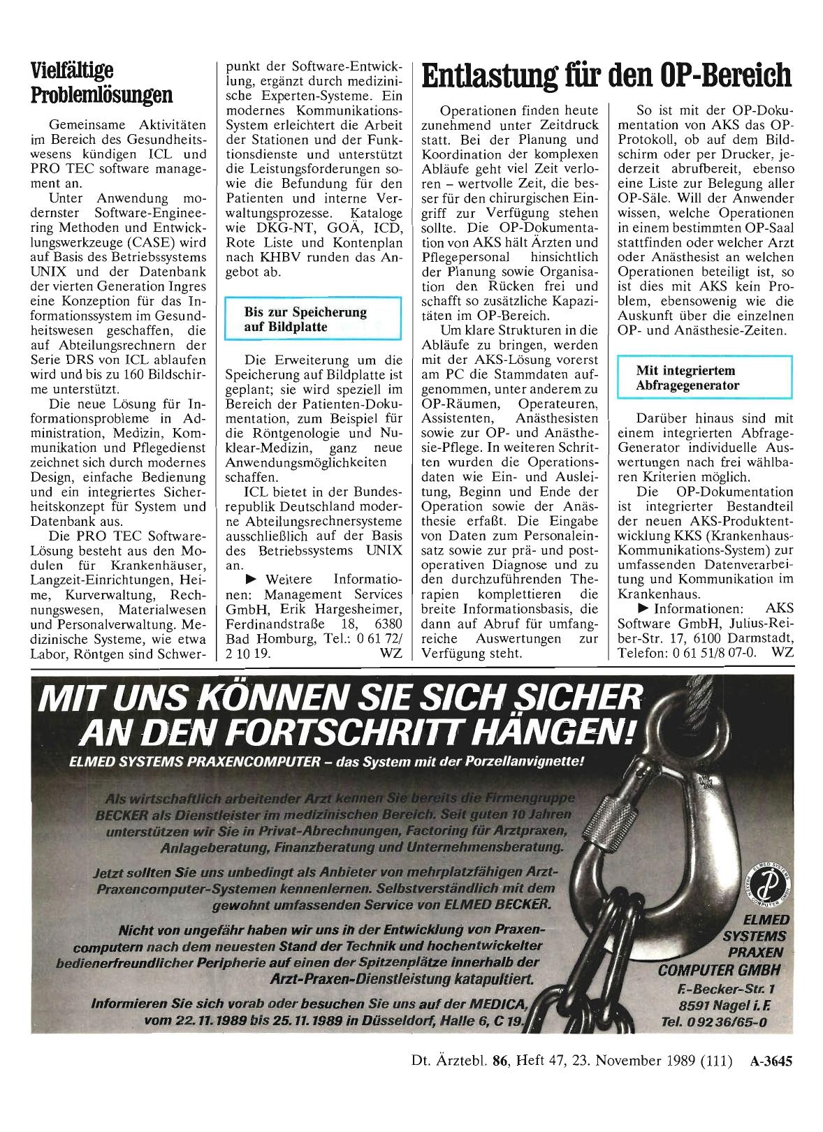 Vorschauseite 1: Entlastung für den OP-Bereich