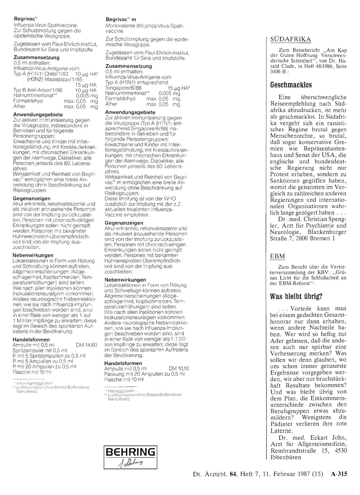 Vorschauseite 1: EBM: Was bleibt übrig?