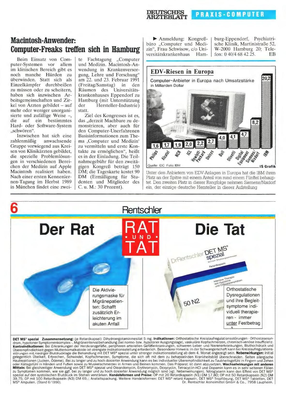 Vorschauseite 1: Macintosh-Anwender: Computer-Freaks tretlen sich in Harnburg