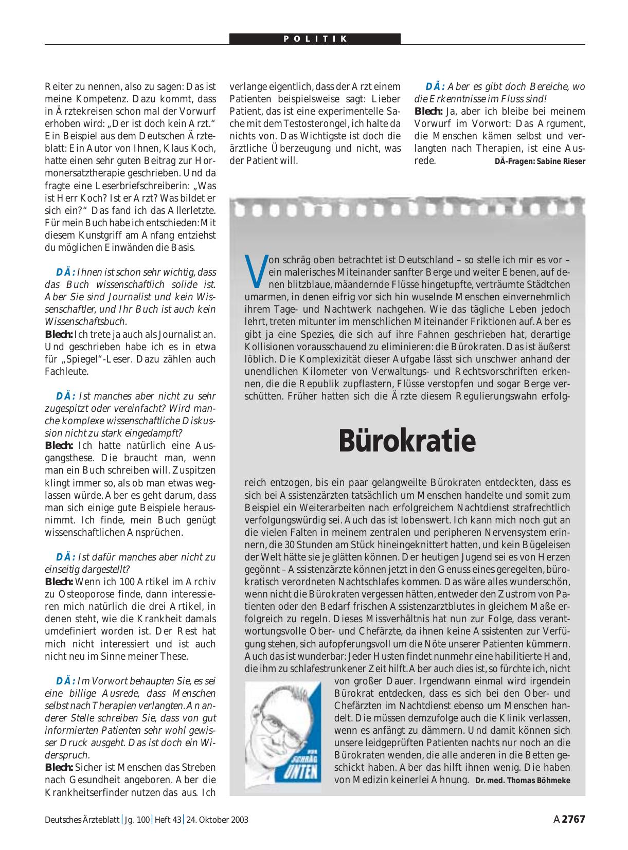 Vorschauseite 1: Bürokratie