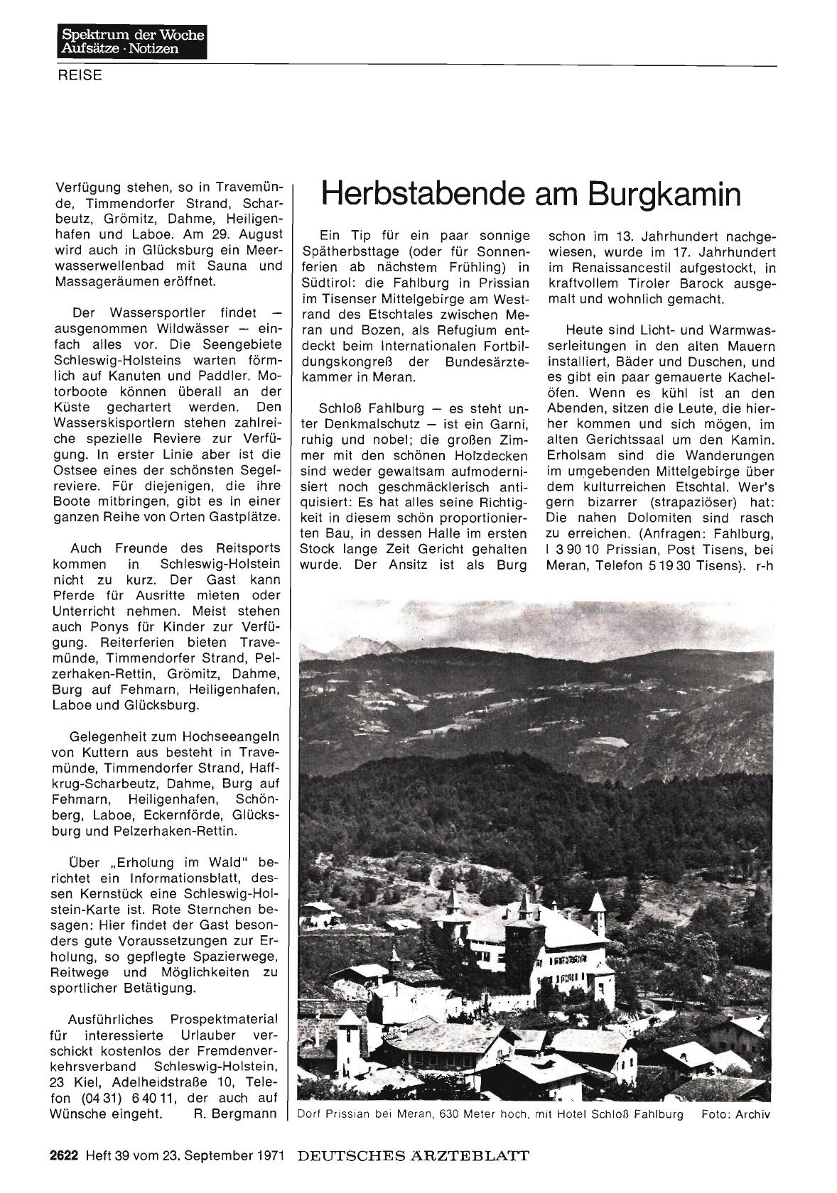 Vorschauseite 1: Herbstabende am Burgkamin