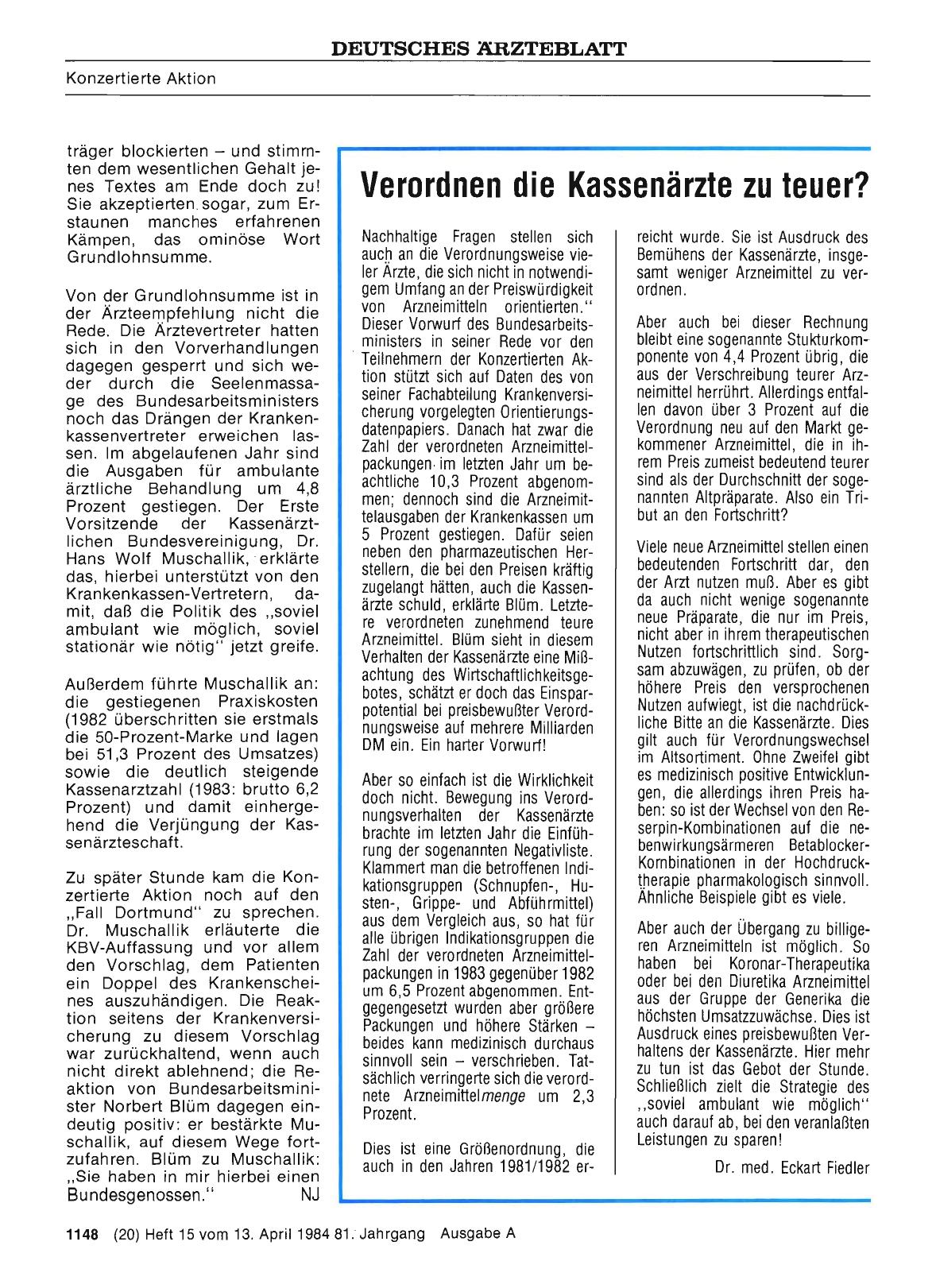 Vorschauseite 1: Verordnen die Kassenärzte zu teuer?