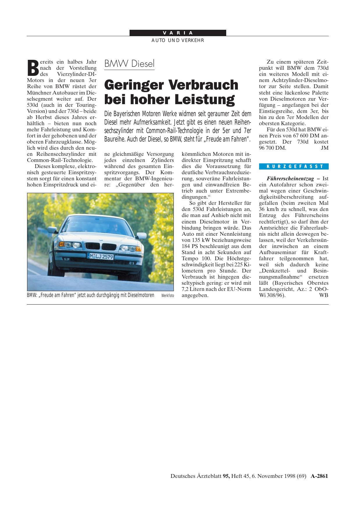 Vorschauseite 1: Führerscheinentzug