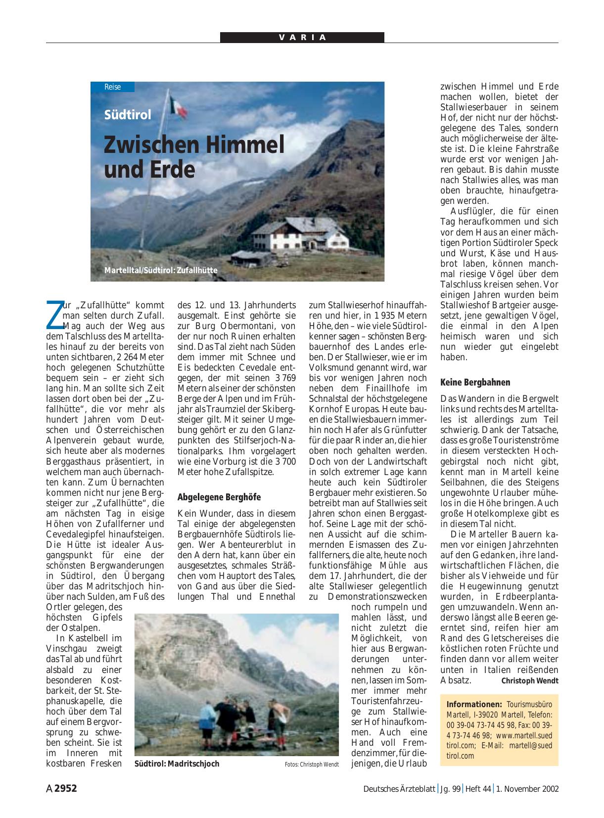 Vorschauseite 1: Südtirol: Zwischen Himmel und Erde