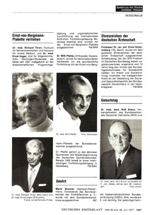 Vorschauseite 1: Geehrt
