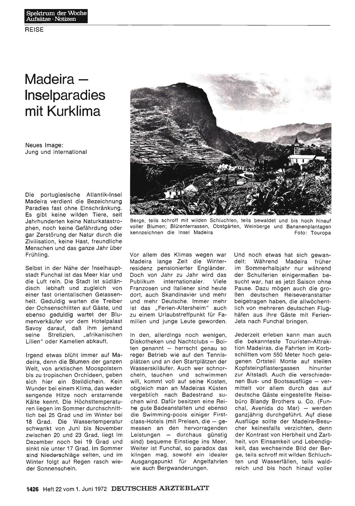 Vorschauseite 1: Madeira — Inselparadies mit Kurklima