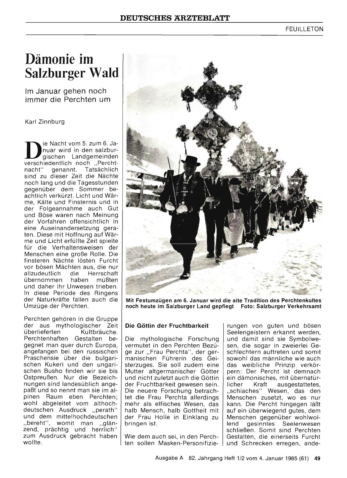 Vorschauseite 1: Dämonie im Salzburger Wald