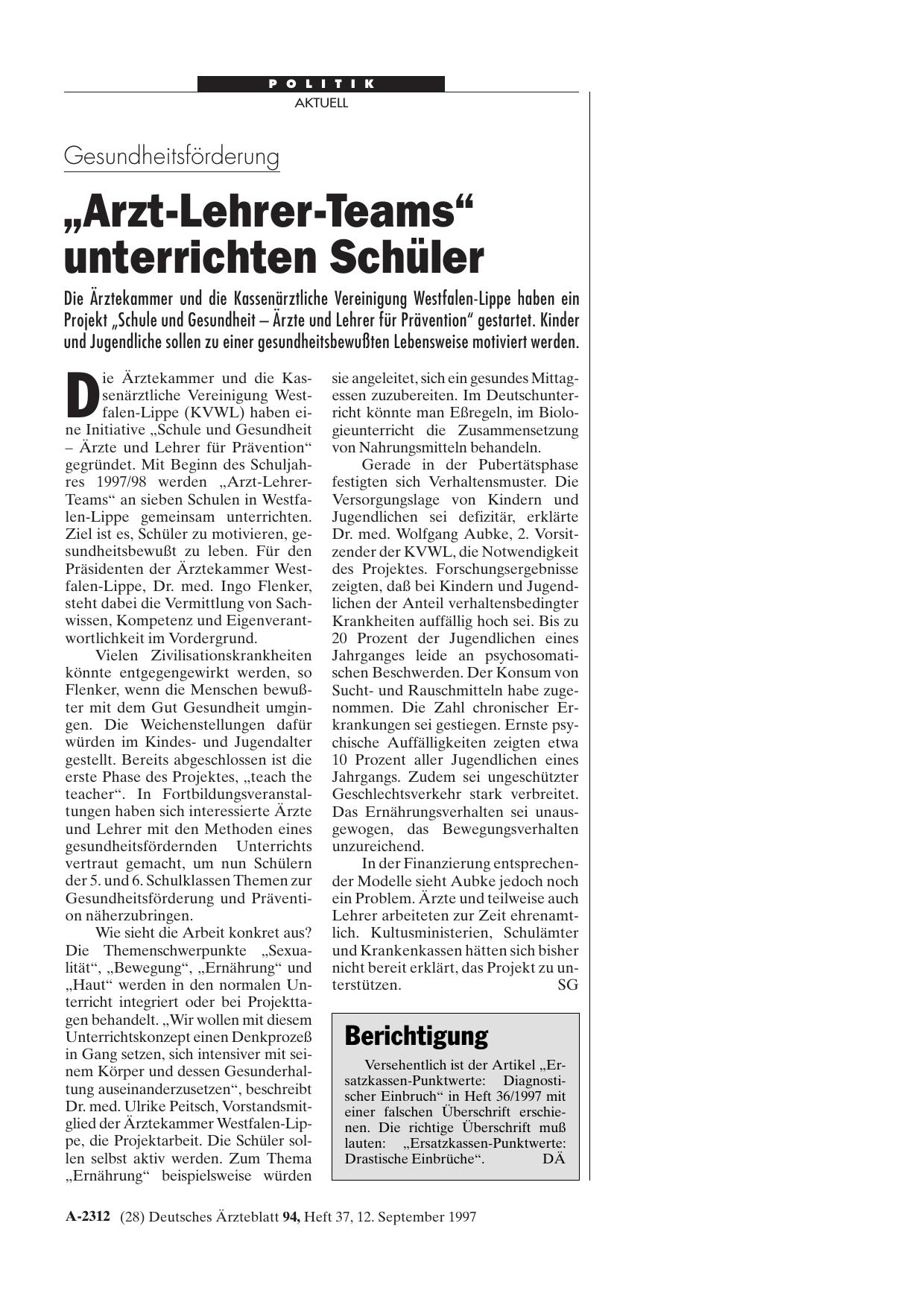 Vorschauseite 1: Berichtigung