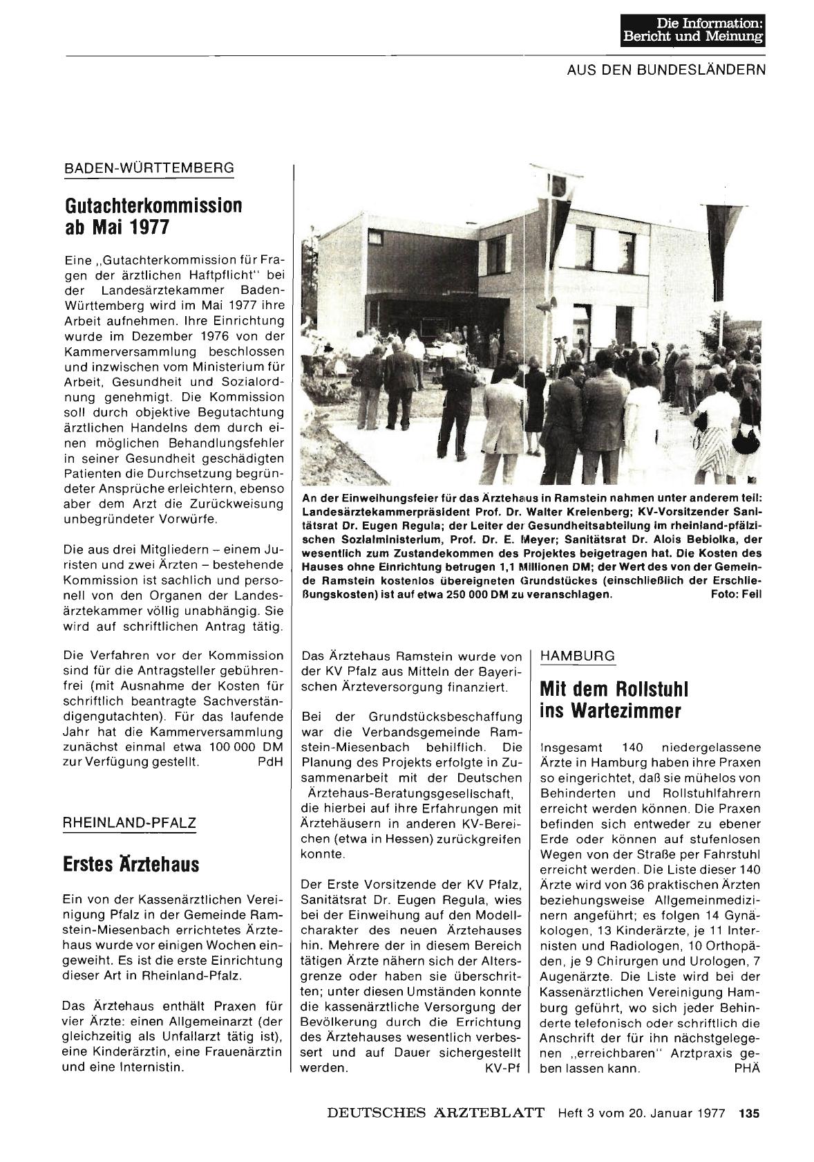 Vorschauseite 1: Rheinland-Pfalz: Erstes Ärztehaus