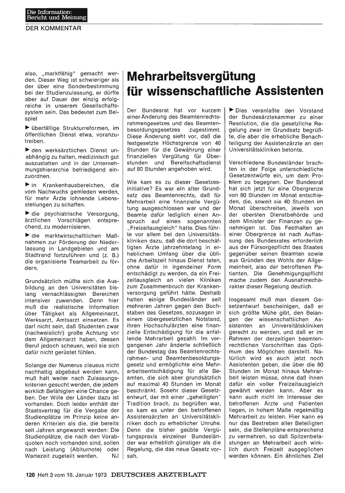 Vorschauseite 1: Mehrarbeitsvergütung für wissenschaftliche Assistenten
