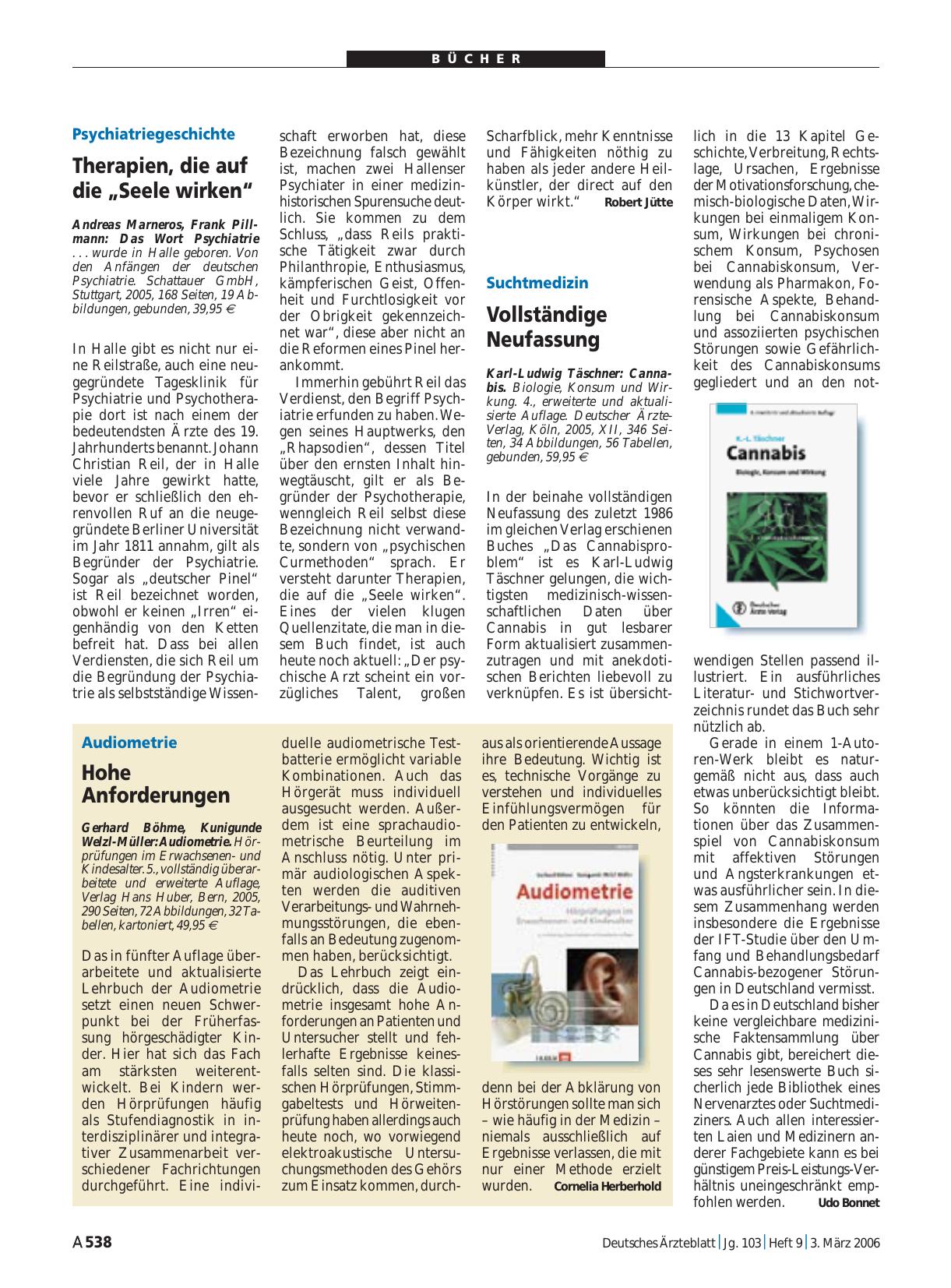 Vorschauseite 1: Audiometrie. Hörprüfungen im Erwachsenenund Kindesalter