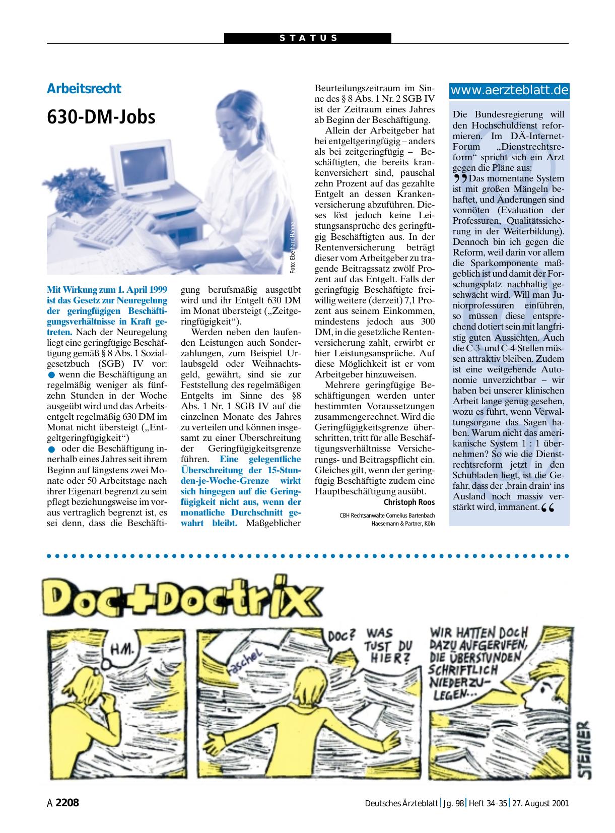 Vorschauseite 1: www. aerzteblatt. de