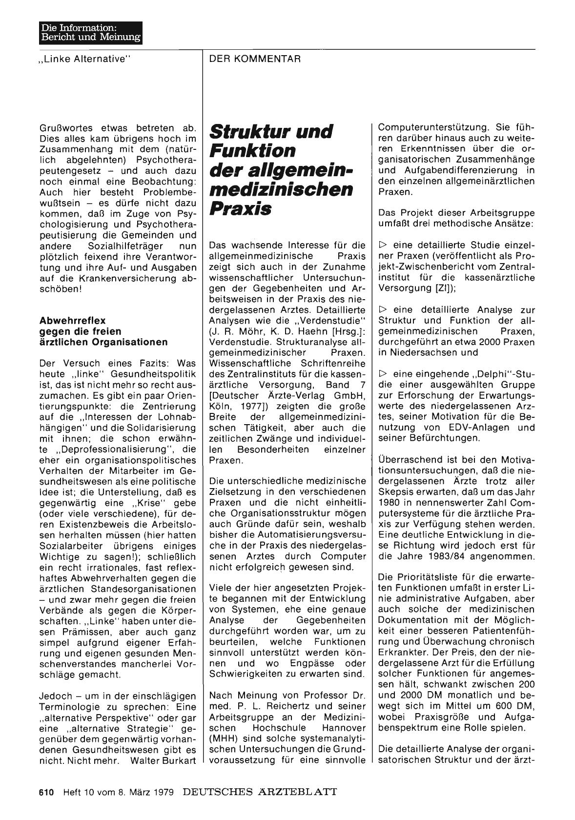 Vorschauseite 1: Struktur und Funktion der allgemeinmedizinischen Praxis
