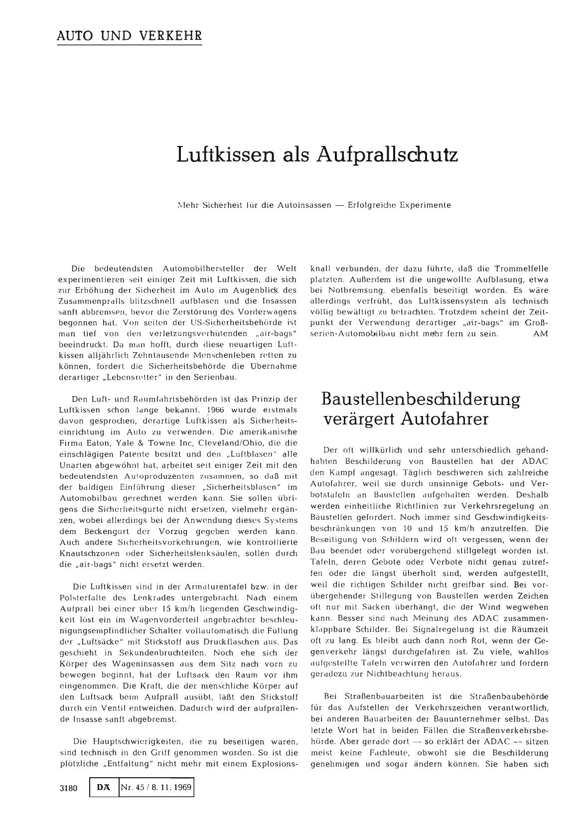 Vorschauseite 1: Baustellenbeschilderung verärgert Autofahrer