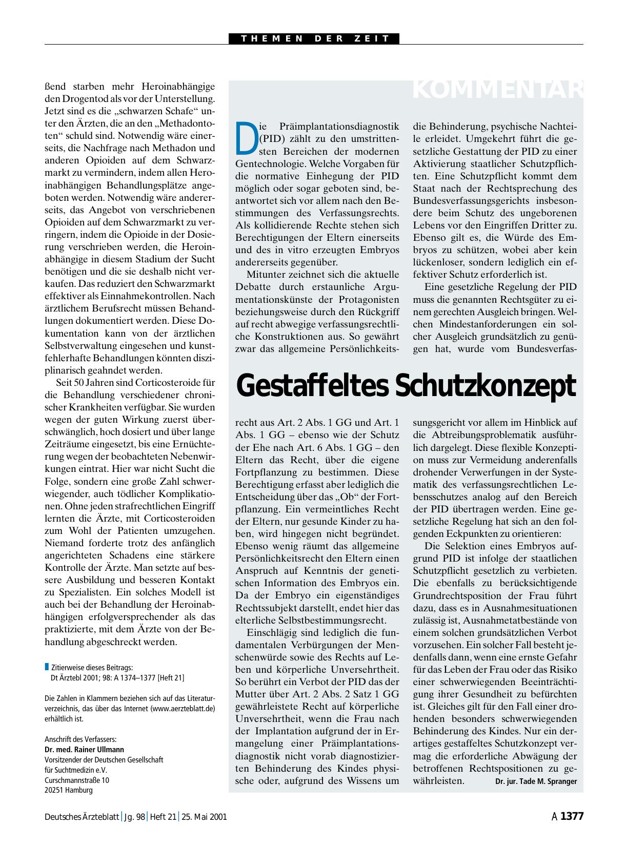 Vorschauseite 1: Gestaffeltes Schutzkonzept