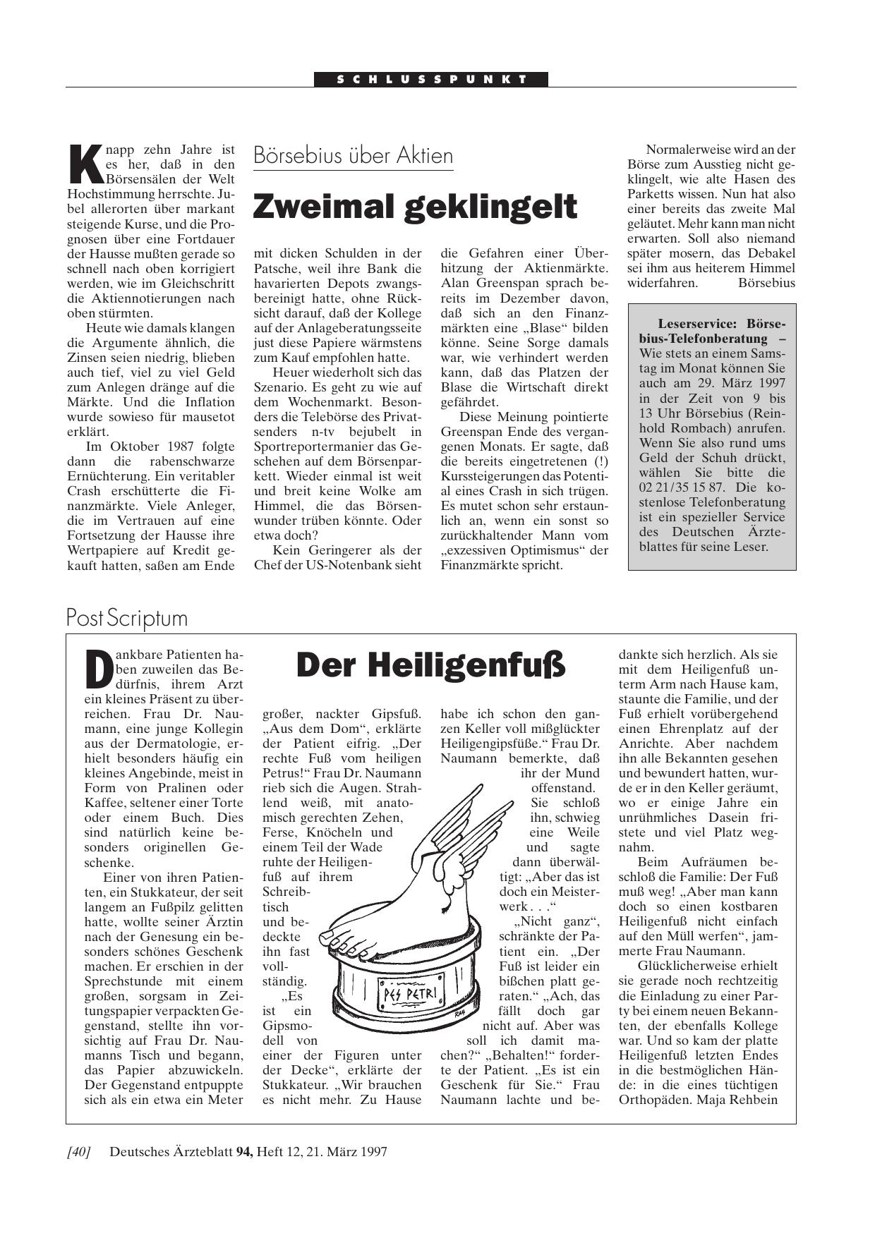 Vorschauseite 1: Der Heiligenfuß
