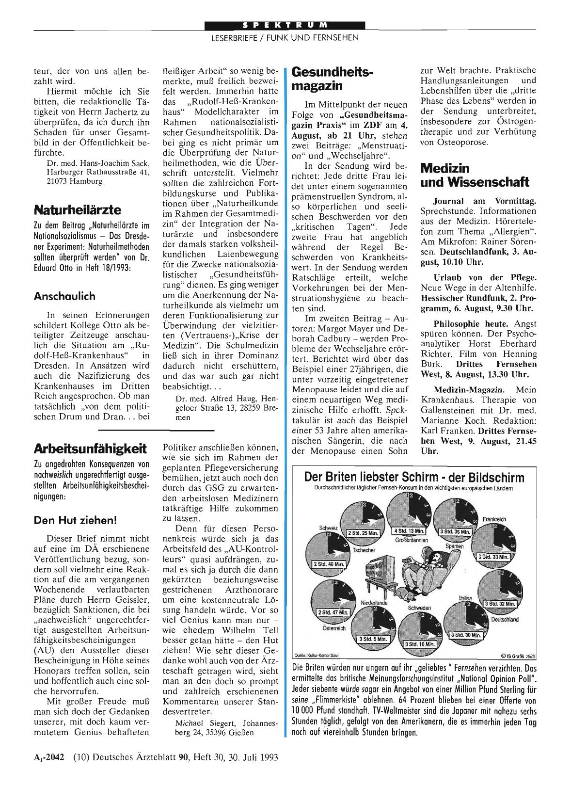 Vorschauseite 1: Gesundheitsmagazin