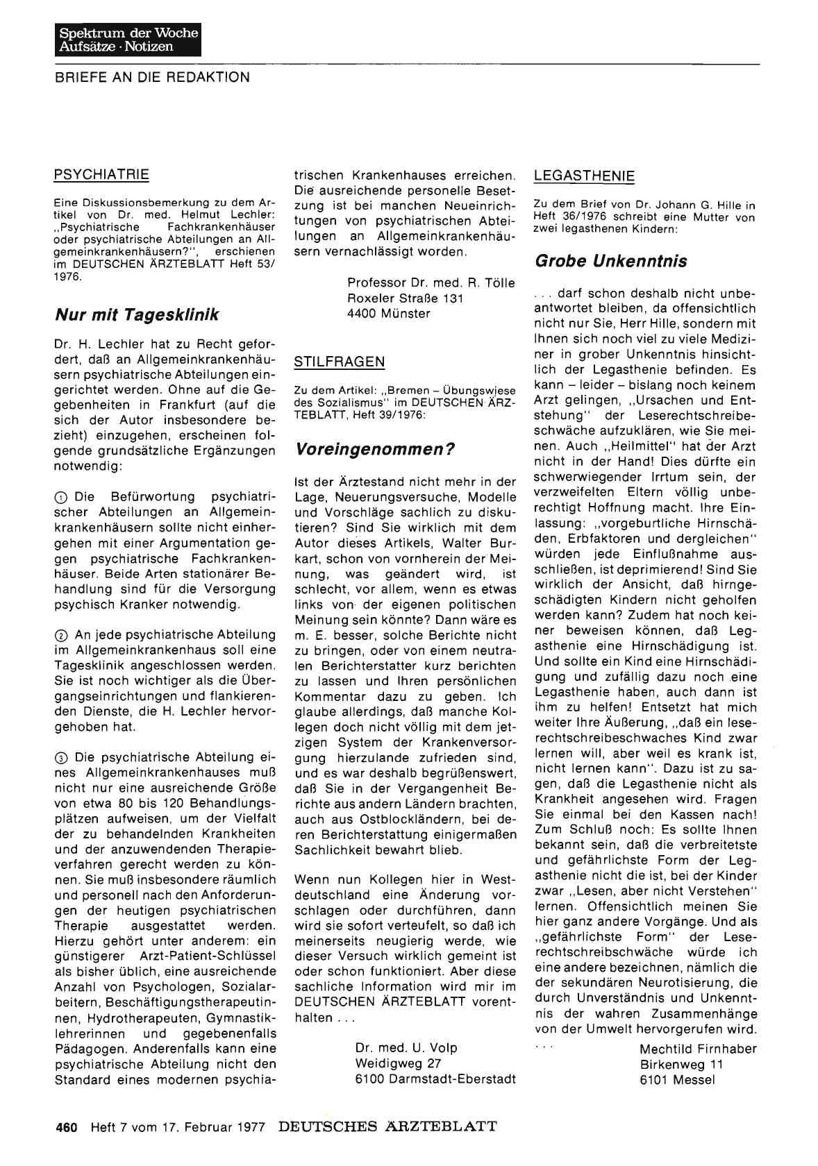 Vorschauseite 1: LEGASTHENIE: Grobe Unkenntnis