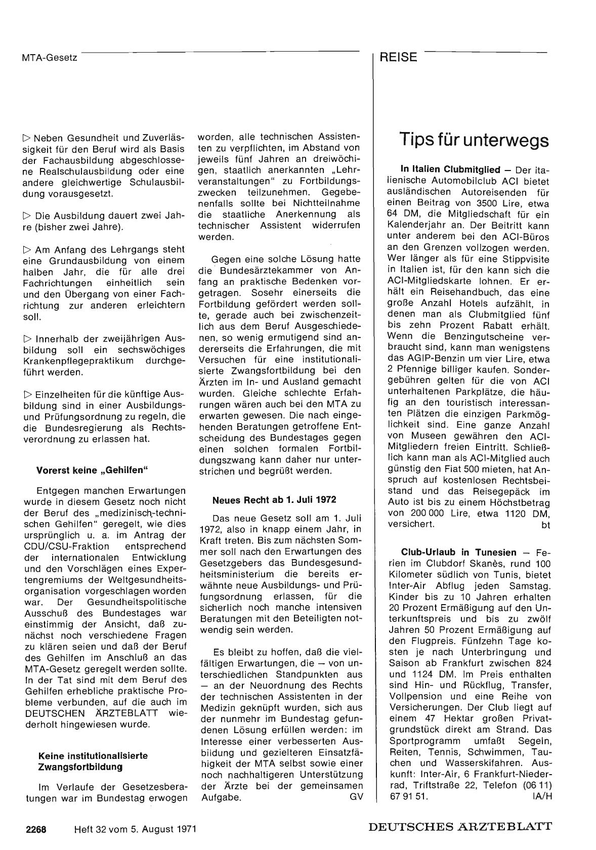 Vorschauseite 1: Tips für unterwegs