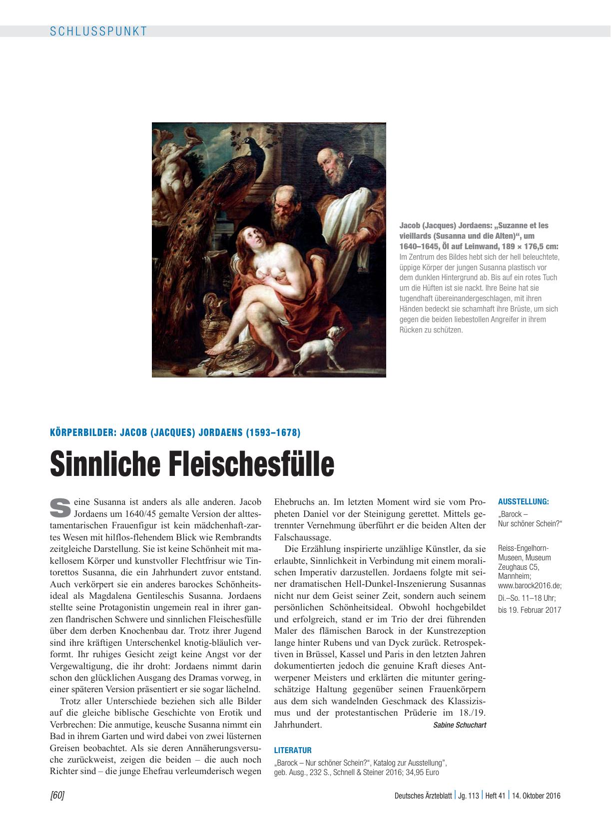 Vorschauseite 1: Körperbilder: Jacob (Jacques) Jordaens (1593 – 1678) – Sinnliche Fleischesfülle