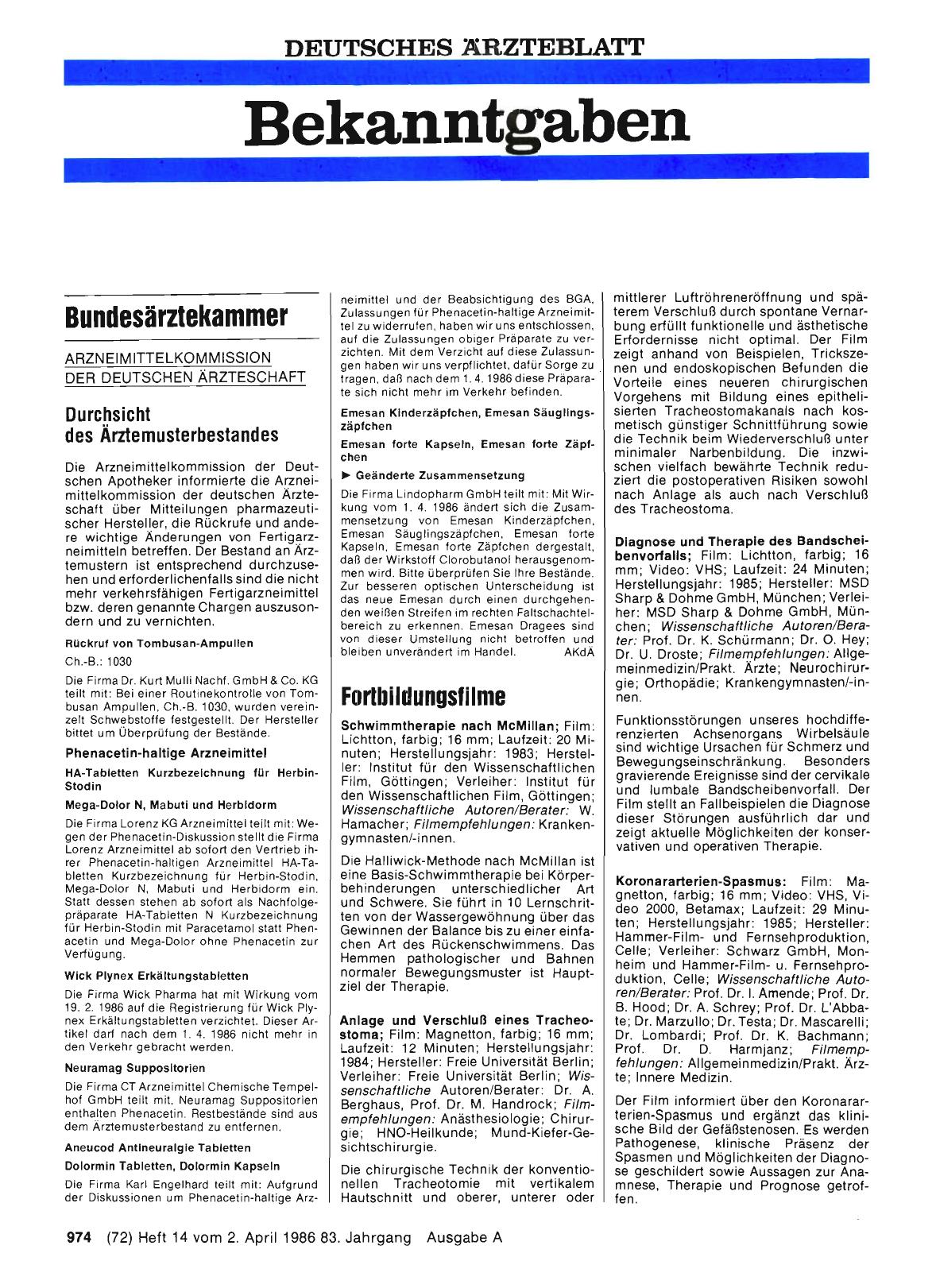 Vorschauseite 1: Fortbildungsfilme