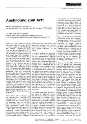 Vorschauseite 1: Ausbildung zum Arzt