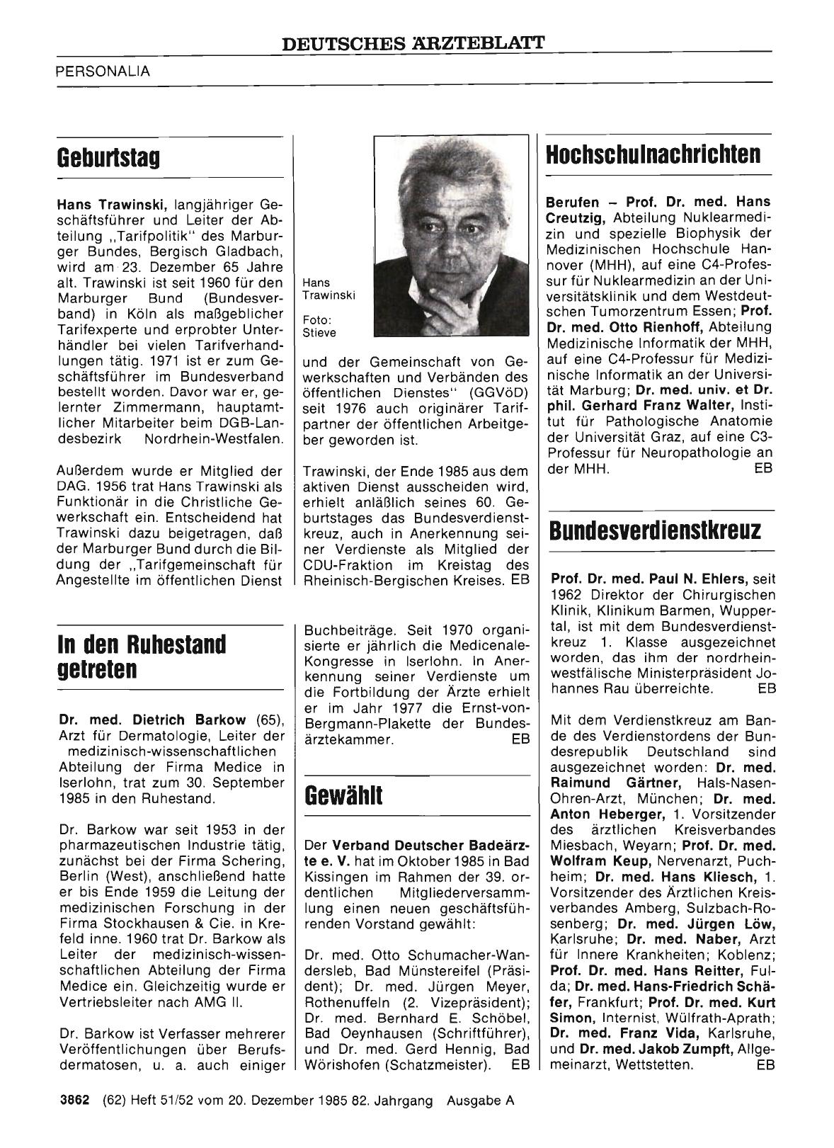 Vorschauseite 1: Bundesverdienstkreuz