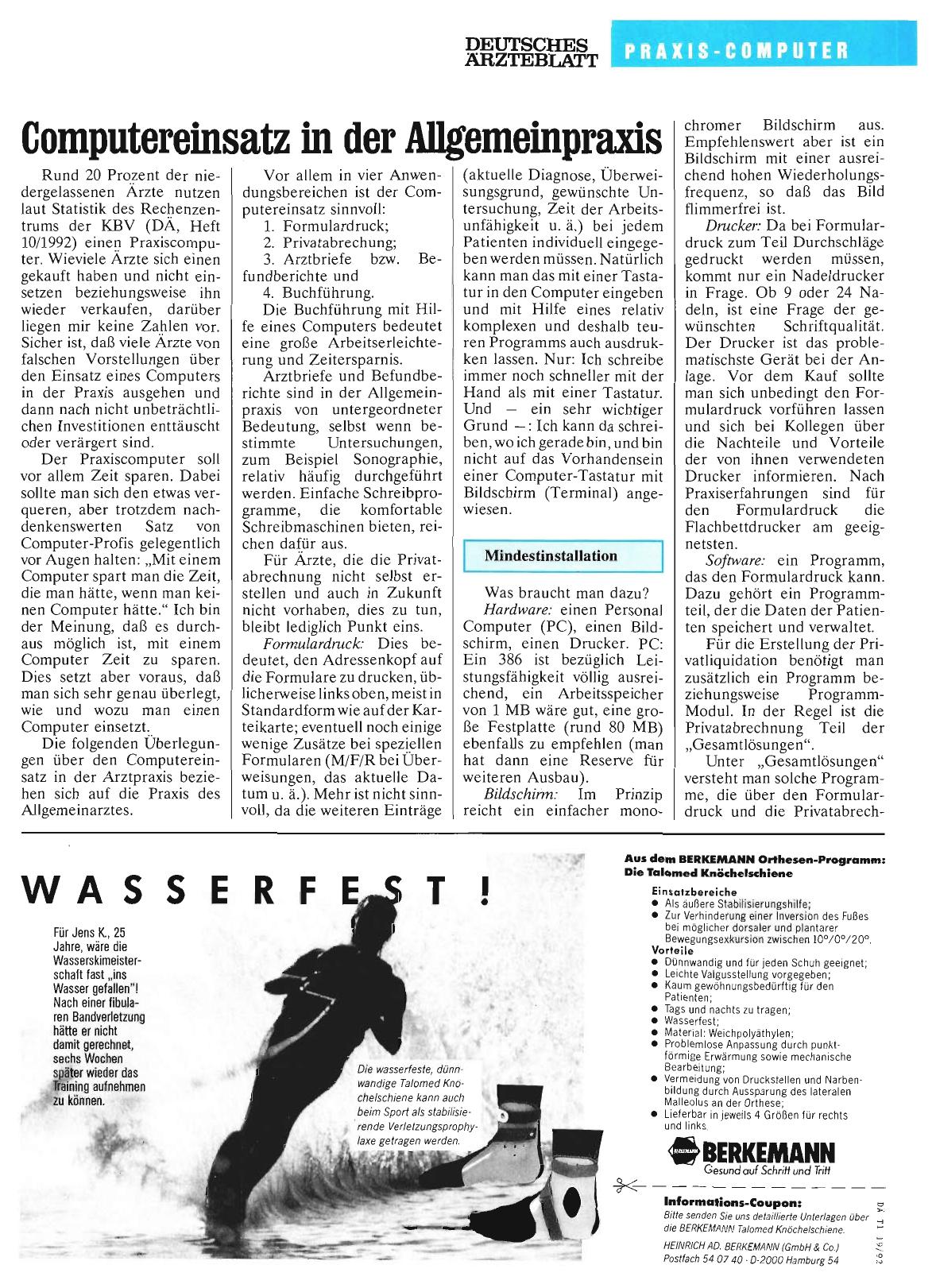Vorschauseite 1: Computereinsatz in der Allgemeinprags