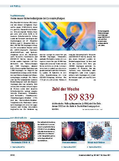 Vorschauseite 1: Zahl der Woche 189 839