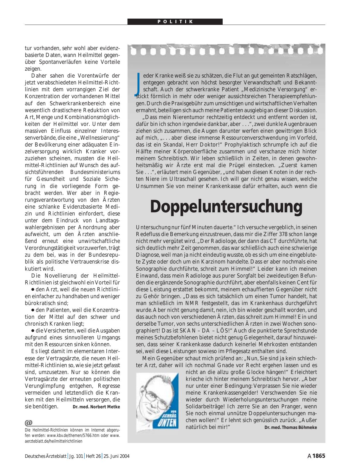 Vorschauseite 1: Doppeluntersuchung