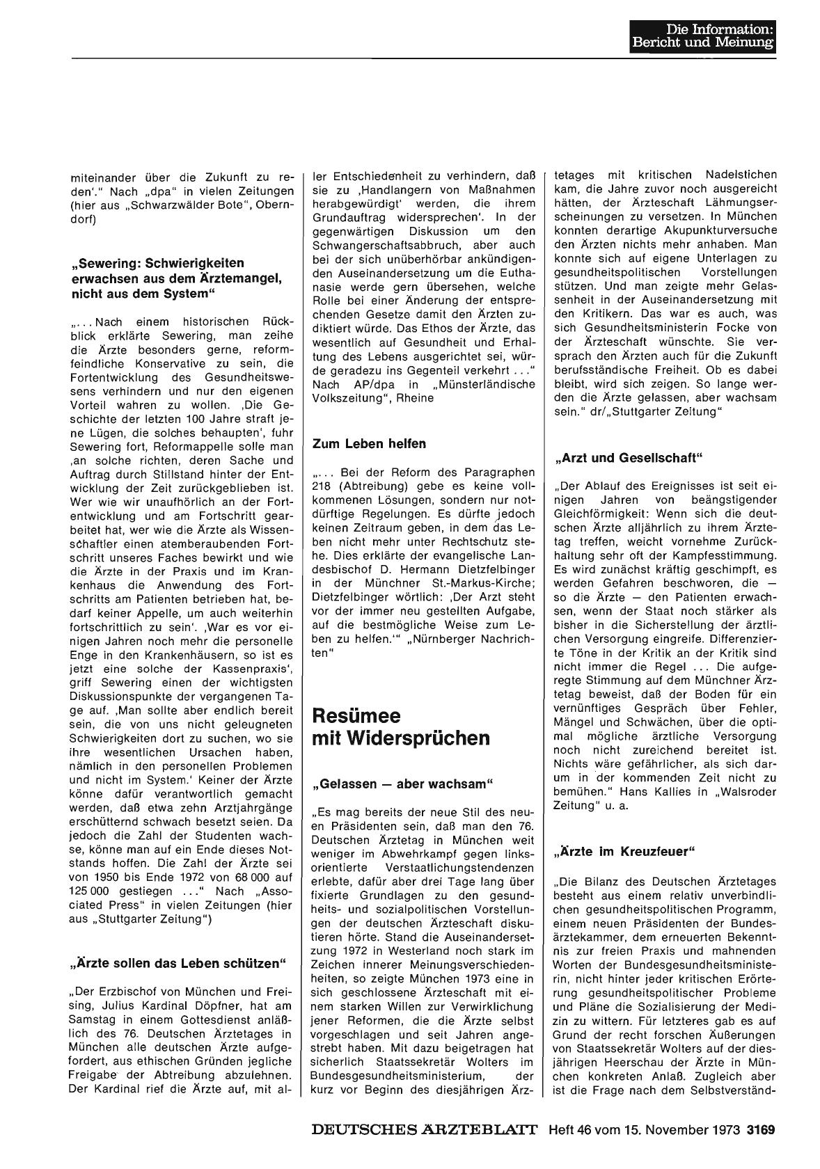 Vorschauseite 1: Resümee mit Widersprüchen