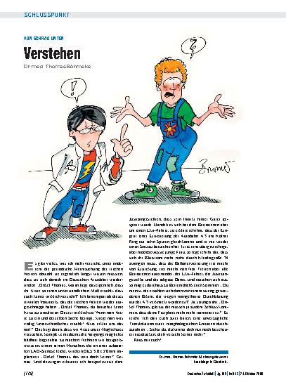 Vorschauseite 1: Von schräg unten: Verstehen