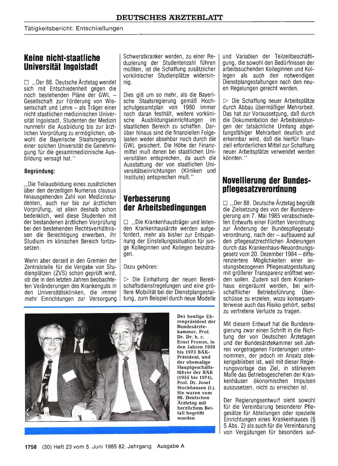 Vorschauseite 1: Novellierung der Bundespflegesatzverordnung