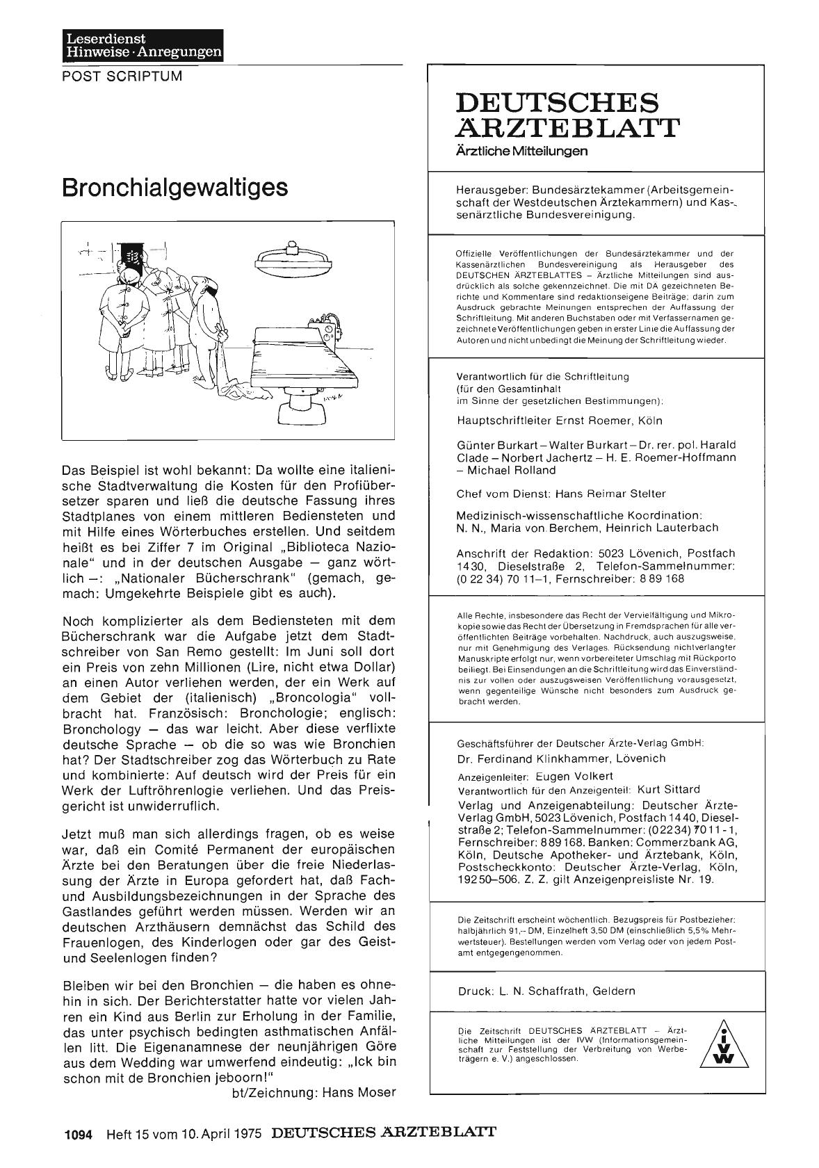 Vorschauseite 1: Bronchialgewaltiges