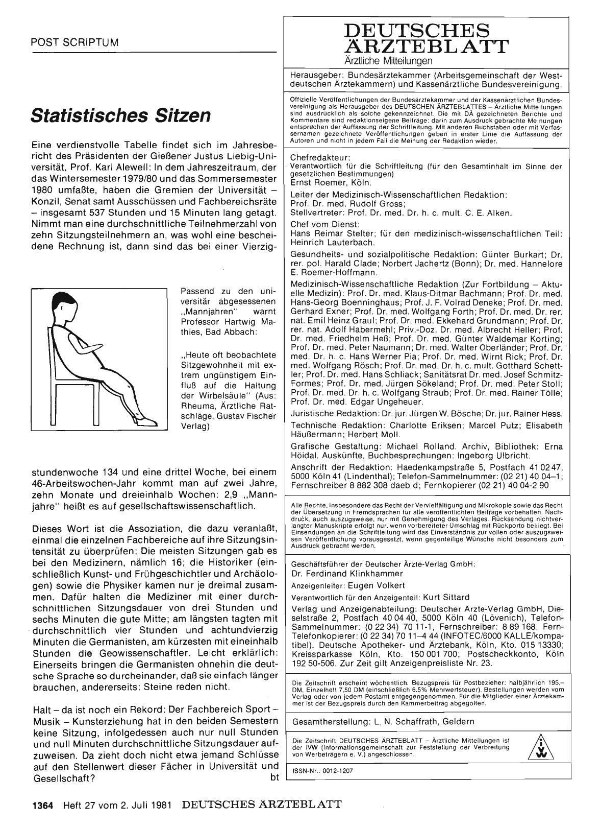 Vorschauseite 1: Statistisches Sitzen