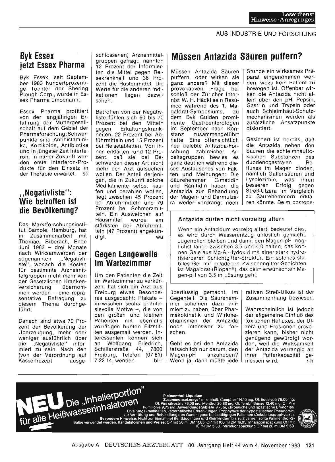 Vorschauseite 1: Müssen Antazida Säuren puffern?