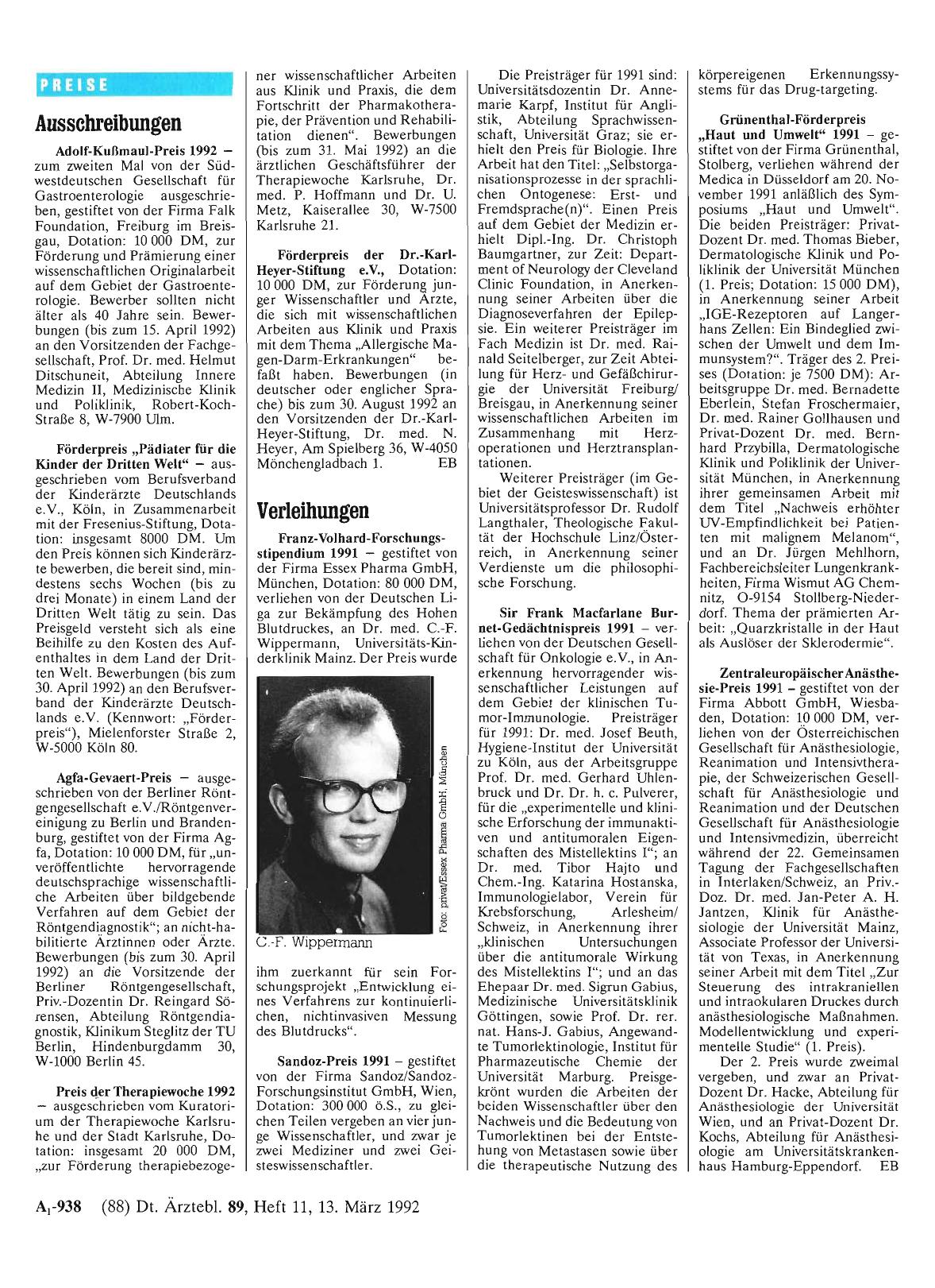 Vorschauseite 1: Preise