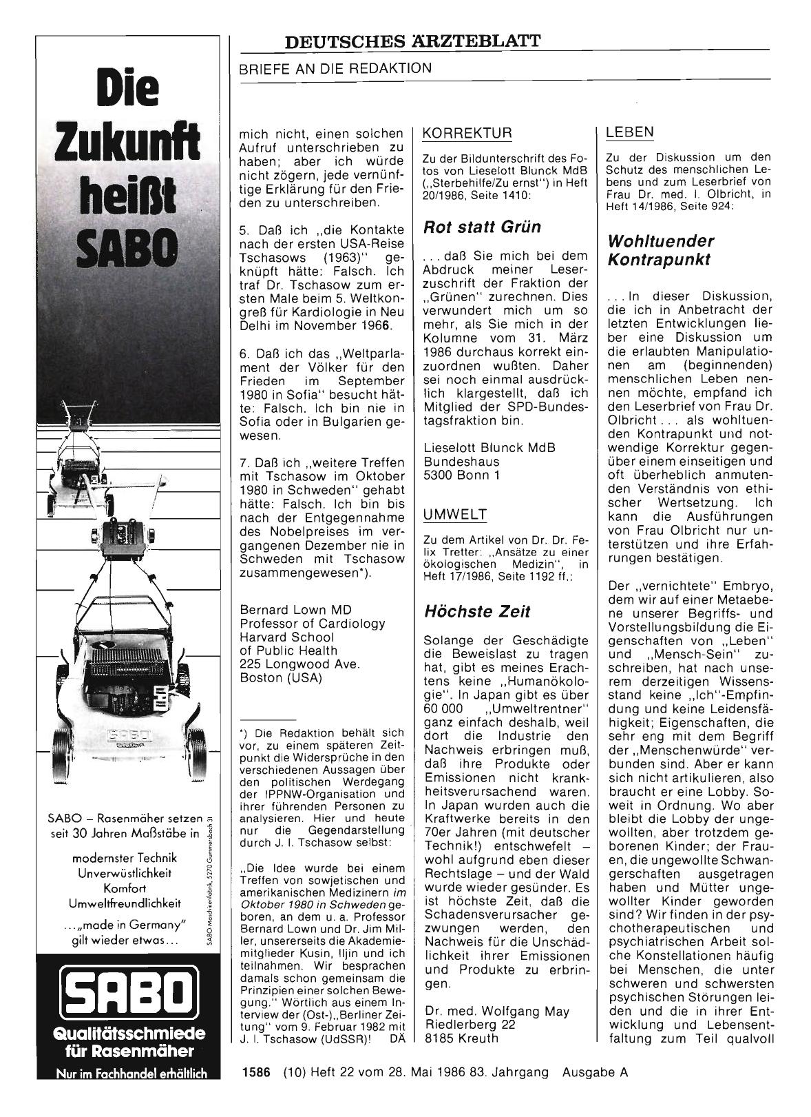 Vorschauseite 1: KORREKTUR: Rot statt Grün