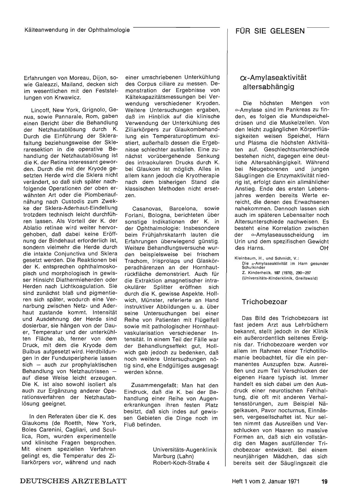 Vorschauseite 1: Trichobezoar