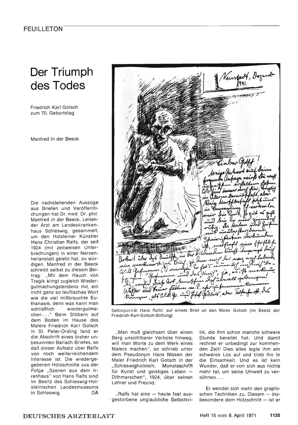 Vorschauseite 1: Der Triumph des Todes