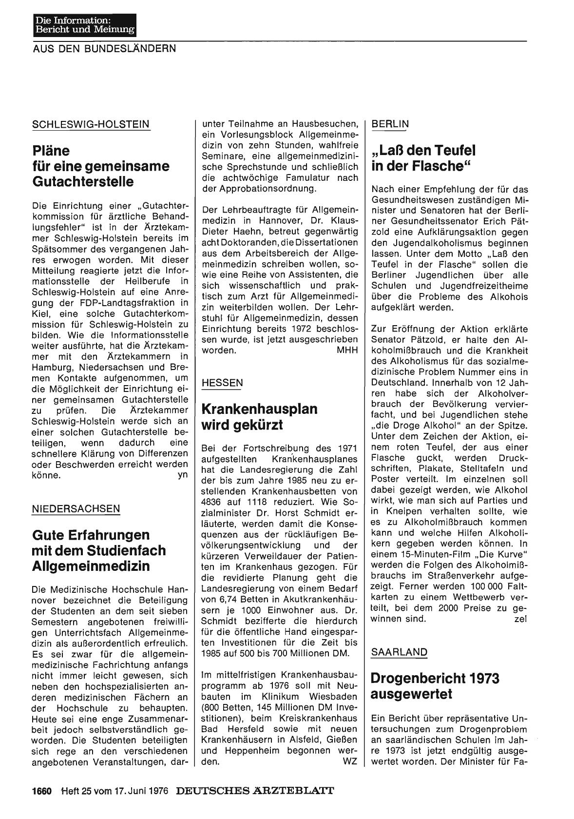 Vorschauseite 1: Niedersachsen: Gute Erfahrungen mit dem Studienfach Allgemeinmedizin