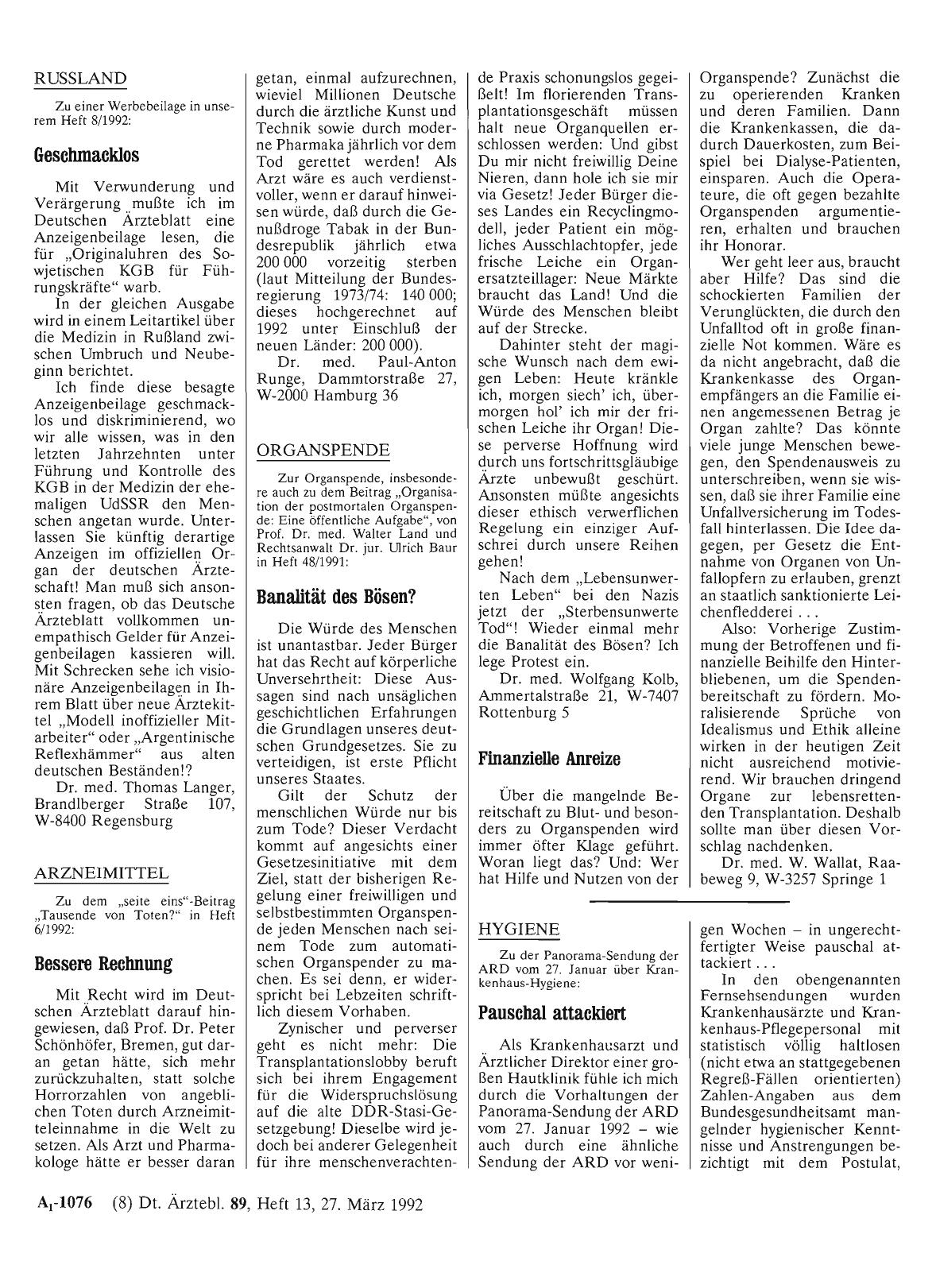 Vorschauseite 1: ARZNEIMITTEL: Bessere Rechnung