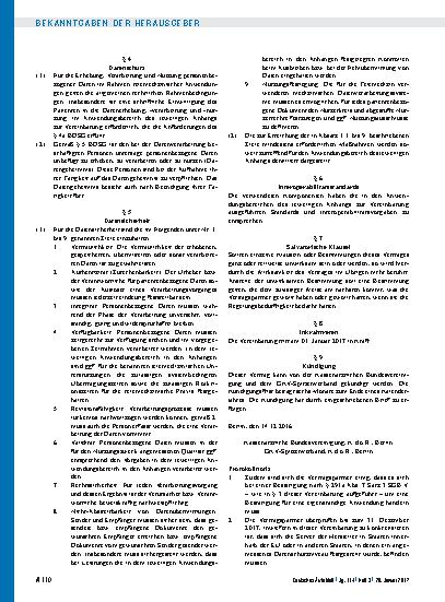 Vorschauseite 2: Vereinbarung über telemedizinische Leistungen in der vertragsärztlichen Versorgung im Zusammenhang mit § 87 Abs. 2a Satz 7 SGB V
