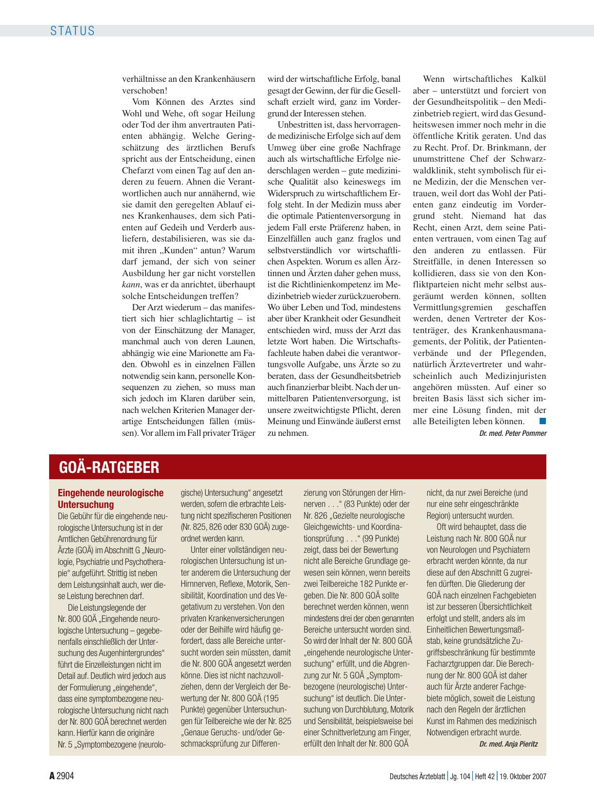 Vorschauseite 1: Eingehende neurologische Untersuchung